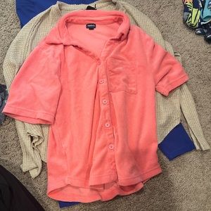 Women’s Terry Cloth Pajama Shirt